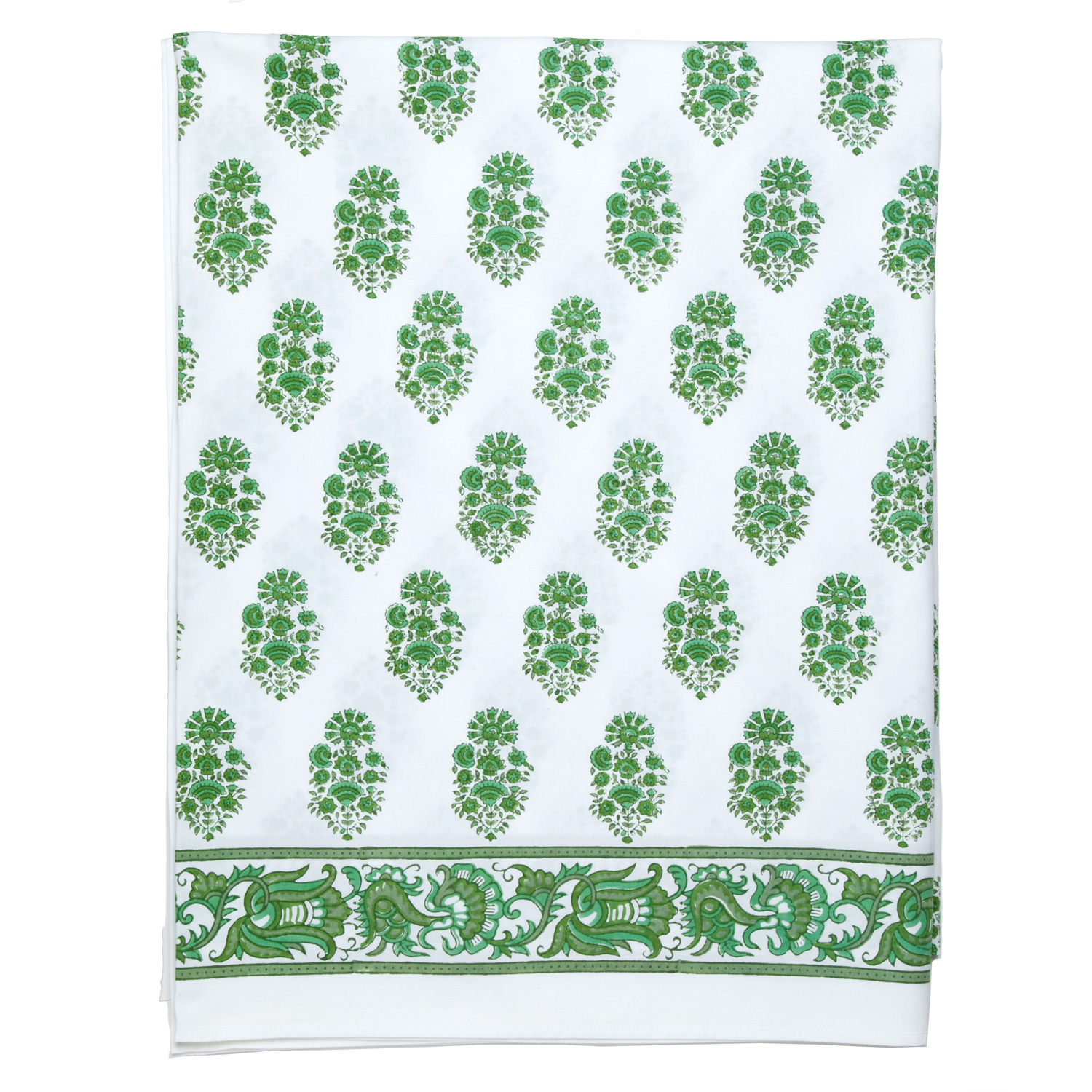 Riya Flat and Fitted Sheets - Green
